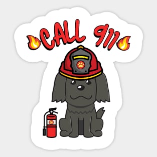 Firefighter Sheepdog Sticker